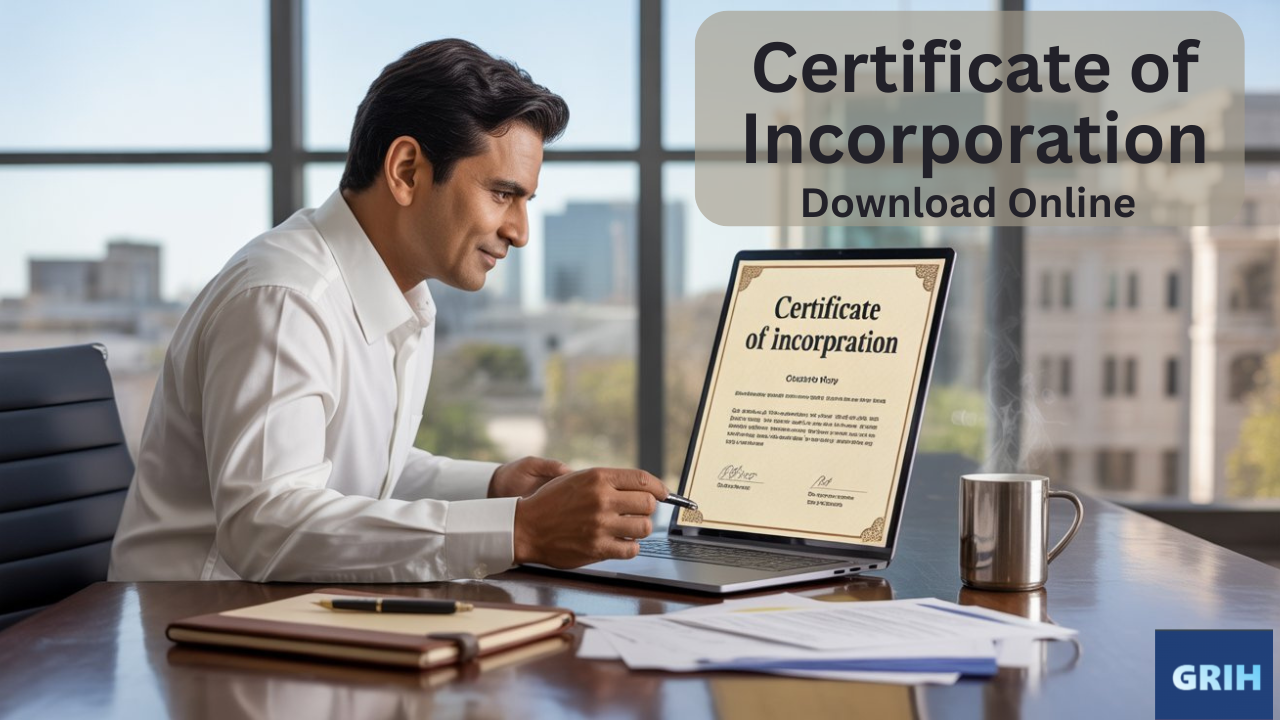 Certificate of Incorporation | Company Registration | Download Online