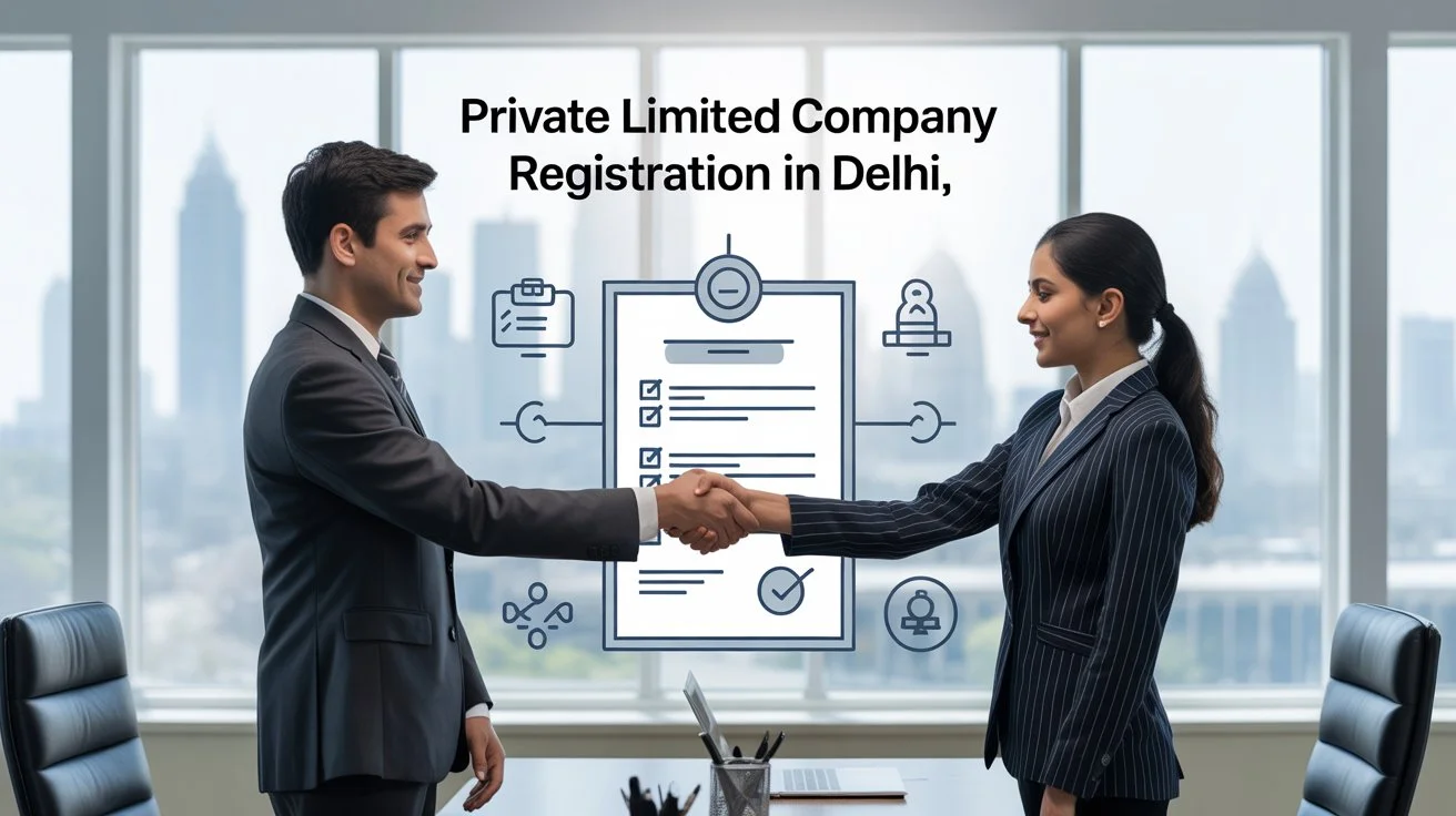 Private Limited Company Registration in Delhi  (2025) | Fast, Easy and Affordable Process