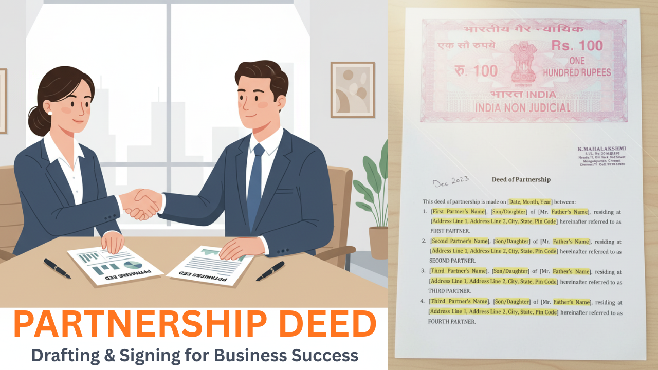 Partnership Deed | Business Agreement | LLP Contract Guide